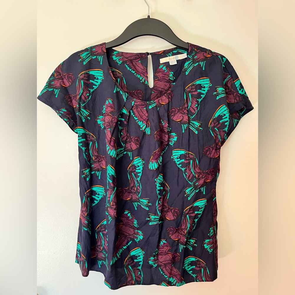 BODEN silk blend blouse Sz 8 US